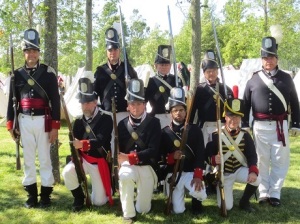 The American regiment at Mobile, 1812
